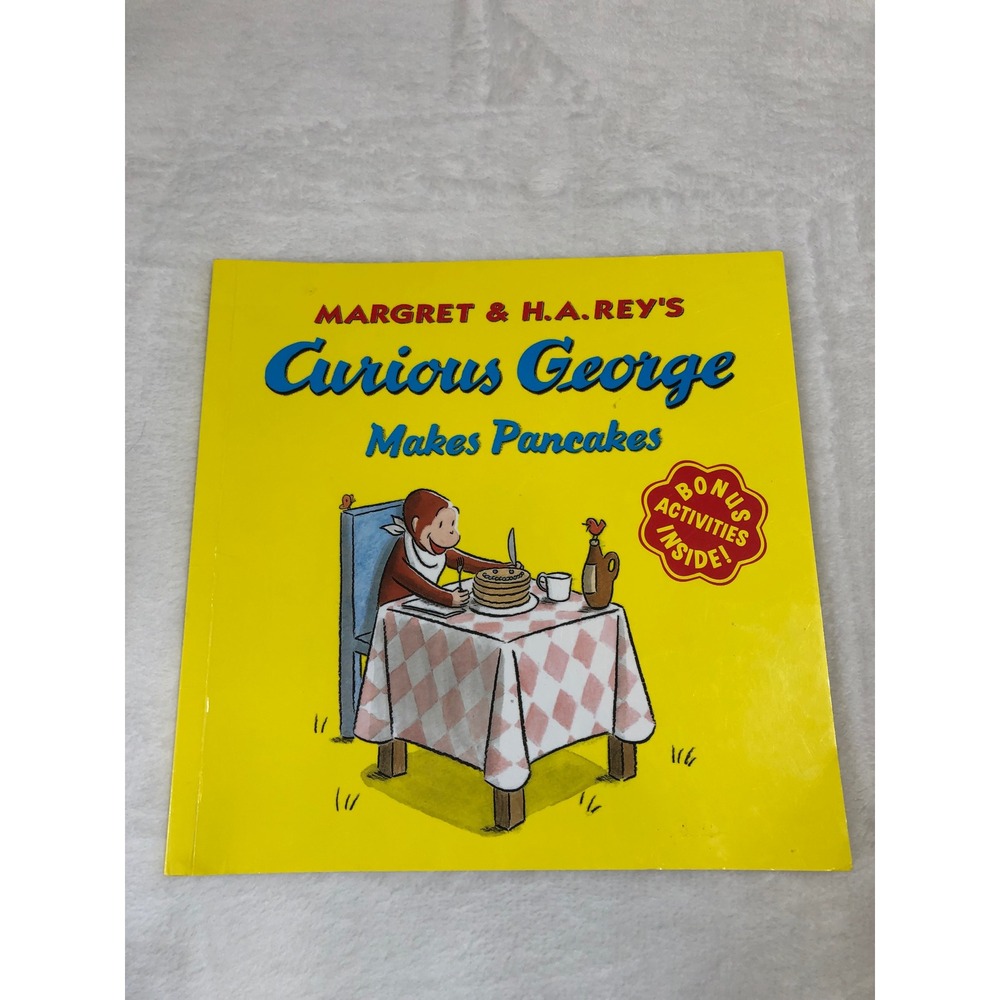 Curious George Makes Pancakes Paperback Book Kids Illustrated
